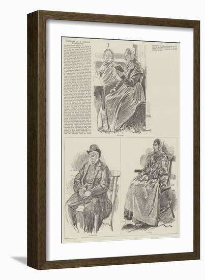 Sketches in a London Workhouse-William Douglas Almond-Framed Giclee Print