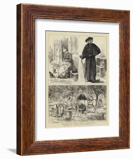 Sketches in a Norman Cider Orchard, II-William John Hennessy-Framed Giclee Print