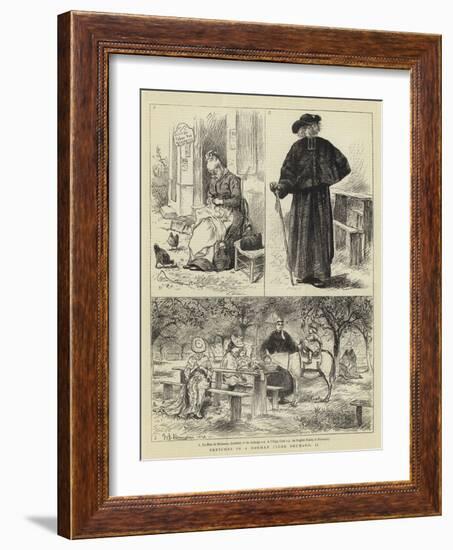 Sketches in a Norman Cider Orchard, II-William John Hennessy-Framed Giclee Print