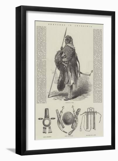 Sketches in Abyssinia-null-Framed Giclee Print