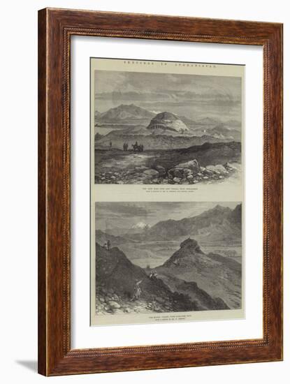 Sketches in Afghanistan-William 'Crimea' Simpson-Framed Giclee Print