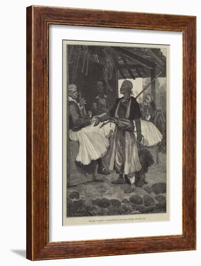 Sketches in Albania, a Bear-Fancier in the Bazaar, Scutari-Richard Caton Woodville II-Framed Giclee Print