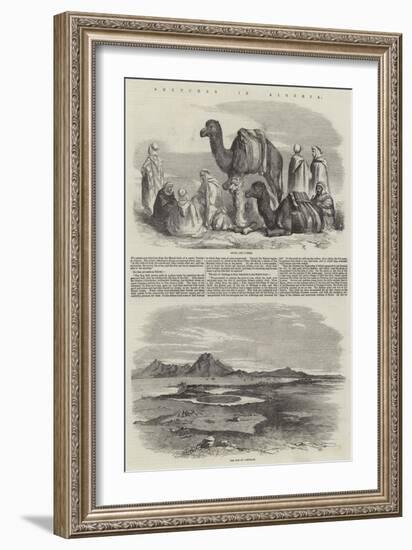 Sketches in Algeria-null-Framed Giclee Print