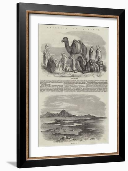 Sketches in Algeria-null-Framed Giclee Print