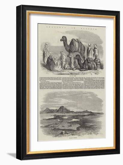 Sketches in Algeria-null-Framed Giclee Print