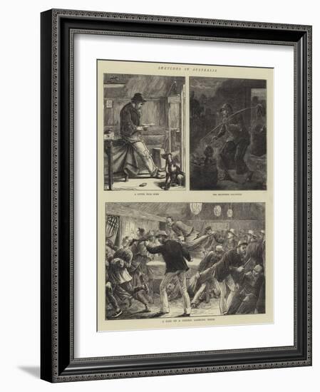 Sketches in Australia-William Ralston-Framed Giclee Print