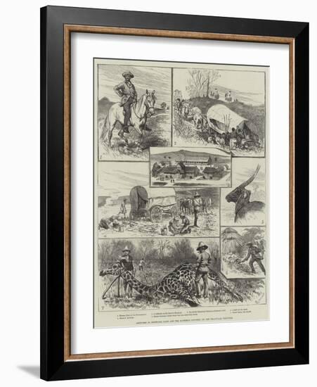 Sketches in Bechuana Land and the Matebele Country, on the Transvaal Frontier-Alfred Courbould-Framed Giclee Print