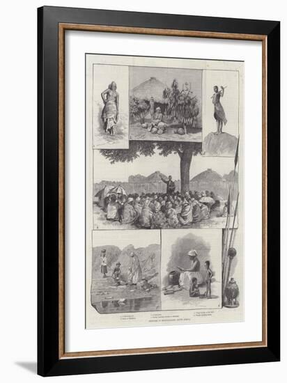 Sketches in Bechuanaland, South Africa-null-Framed Giclee Print