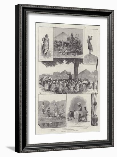 Sketches in Bechuanaland, South Africa-null-Framed Giclee Print