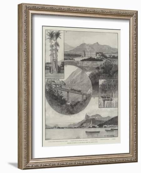 Sketches in Brazil-Charles Auguste Loye-Framed Giclee Print