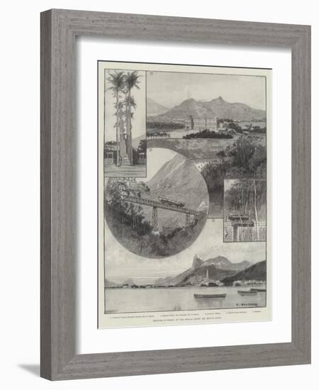 Sketches in Brazil-Charles Auguste Loye-Framed Giclee Print