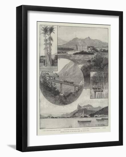 Sketches in Brazil-Charles Auguste Loye-Framed Giclee Print