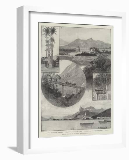 Sketches in Brazil-Charles Auguste Loye-Framed Giclee Print