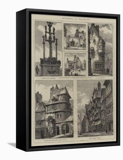 Sketches in Brittany-Henry William Brewer-Framed Premier Image Canvas