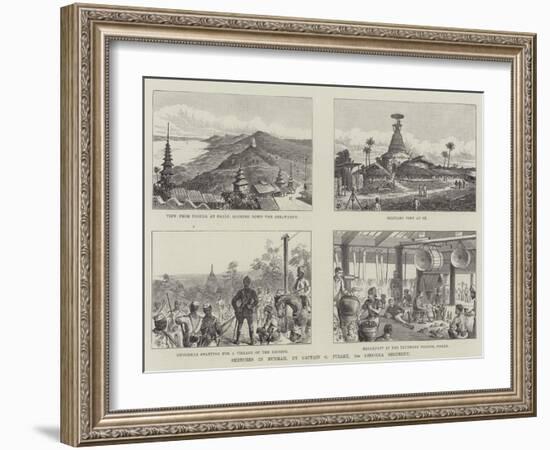 Sketches in Burmah-Thomas Harrington Wilson-Framed Giclee Print