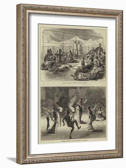 Sketches in Burmah-null-Framed Giclee Print