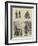 Sketches in Cairo-null-Framed Giclee Print