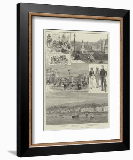 Sketches in Chile, South America-Melton Prior-Framed Giclee Print