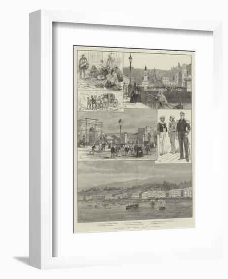 Sketches in Chile, South America-Melton Prior-Framed Giclee Print