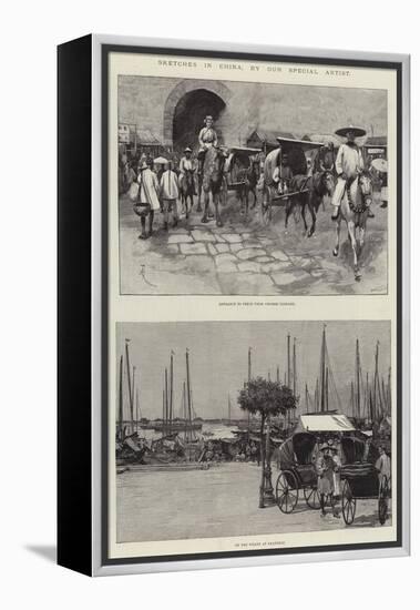 Sketches in China-Amedee Forestier-Framed Premier Image Canvas