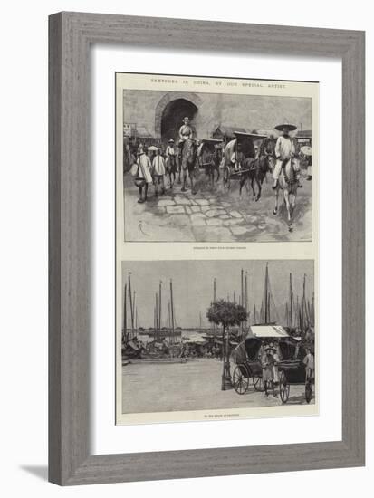 Sketches in China-Amedee Forestier-Framed Giclee Print