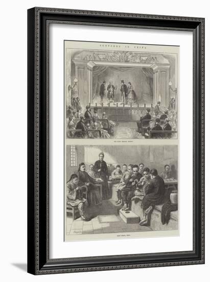 Sketches in China-null-Framed Giclee Print