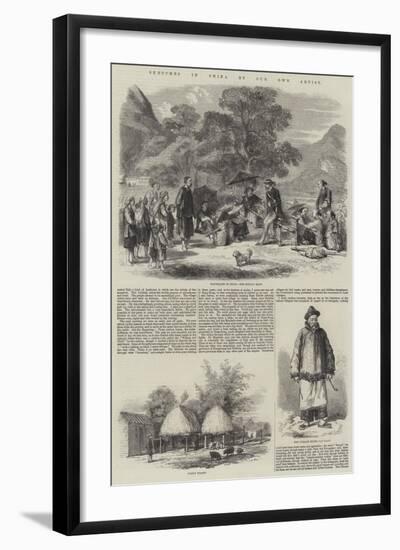 Sketches in China-null-Framed Giclee Print