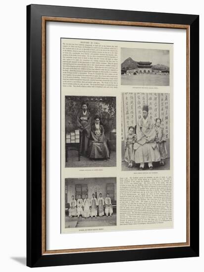 Sketches in Corea-null-Framed Giclee Print