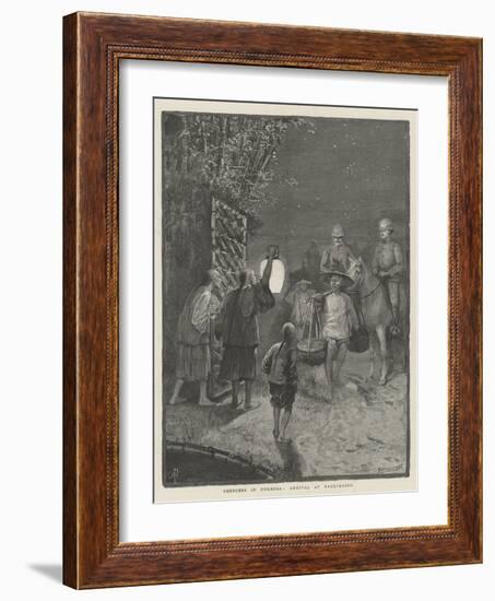 Sketches in Formosa, Arrival at Bankimsing-Amedee Forestier-Framed Giclee Print