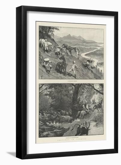 Sketches in Formosa-Amedee Forestier-Framed Giclee Print