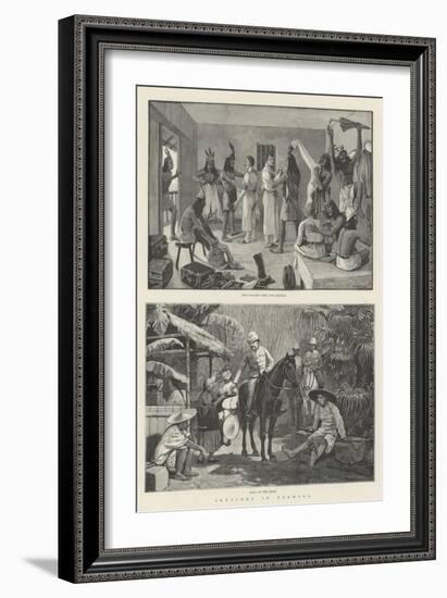 Sketches in Formosa-Amedee Forestier-Framed Giclee Print