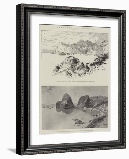 Sketches in Formosa-Charles Auguste Loye-Framed Giclee Print