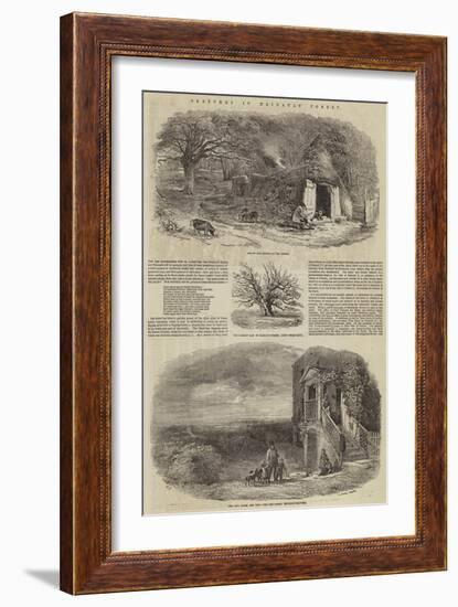 Sketches in Hainault Forest-Edward Duncan-Framed Giclee Print