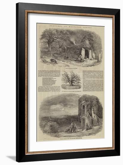 Sketches in Hainault Forest-Edward Duncan-Framed Giclee Print