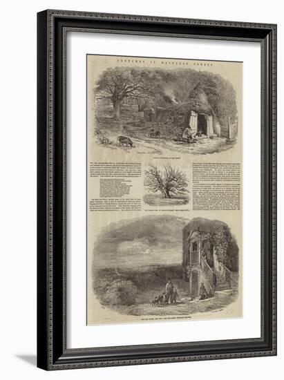 Sketches in Hainault Forest-Edward Duncan-Framed Giclee Print