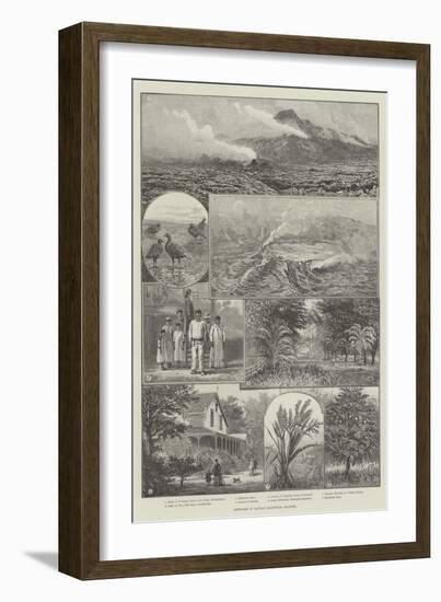 Sketches in Hawaii (Sandwich Islands)-null-Framed Giclee Print