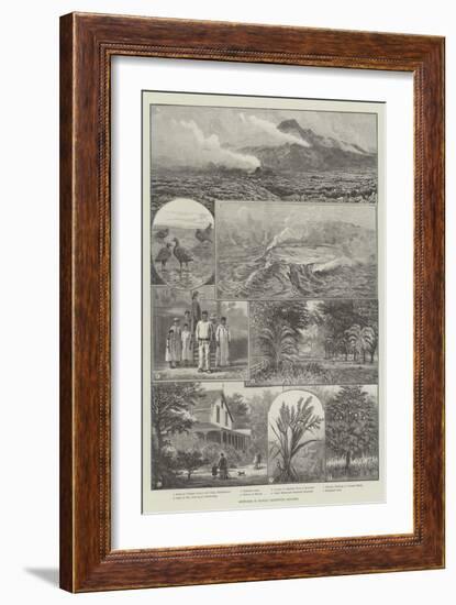 Sketches in Hawaii (Sandwich Islands)-null-Framed Giclee Print