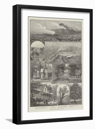 Sketches in Hawaii (Sandwich Islands)-null-Framed Giclee Print