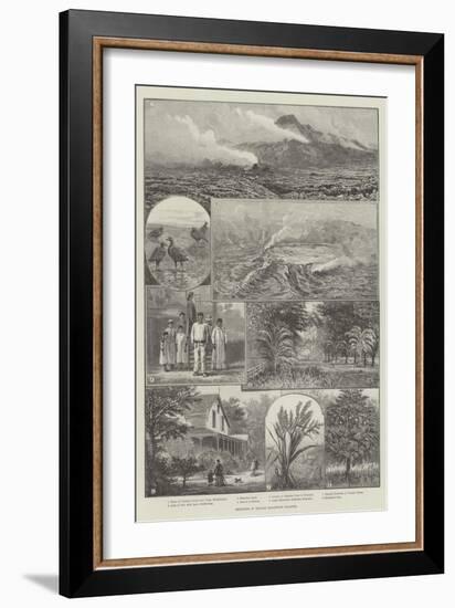 Sketches in Hawaii (Sandwich Islands)-null-Framed Giclee Print