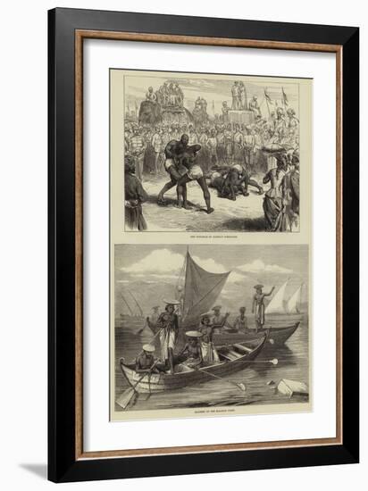 Sketches in India-null-Framed Giclee Print