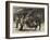 Sketches in Japan, Temple-Street, Nagasaki-null-Framed Giclee Print