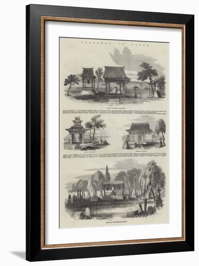 Sketches in Japan-null-Framed Giclee Print