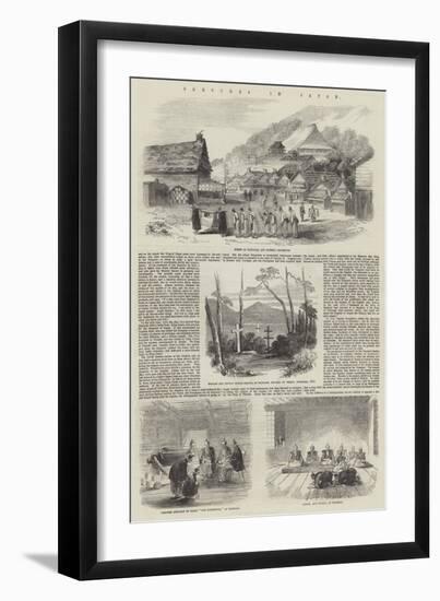 Sketches in Japan-null-Framed Giclee Print