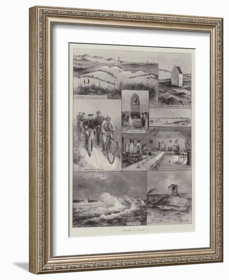 Sketches in Jutland-Paul Frenzeny-Framed Giclee Print