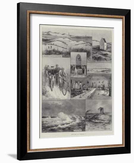 Sketches in Jutland-Paul Frenzeny-Framed Giclee Print