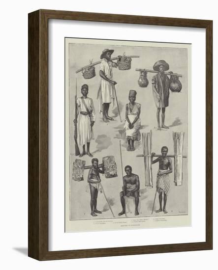 Sketches in Madagascar-null-Framed Giclee Print