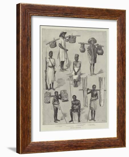 Sketches in Madagascar-null-Framed Giclee Print