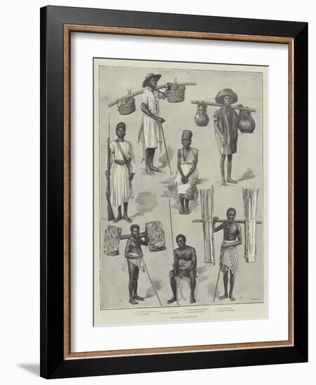 Sketches in Madagascar-null-Framed Giclee Print