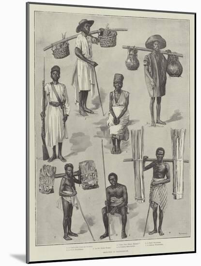 Sketches in Madagascar-null-Mounted Giclee Print