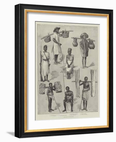 Sketches in Madagascar-null-Framed Giclee Print